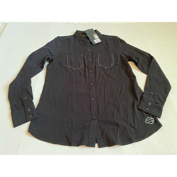 Harley-Davidson® Women's Stretch Rayon Long Sleeve - Picture 1 of 8